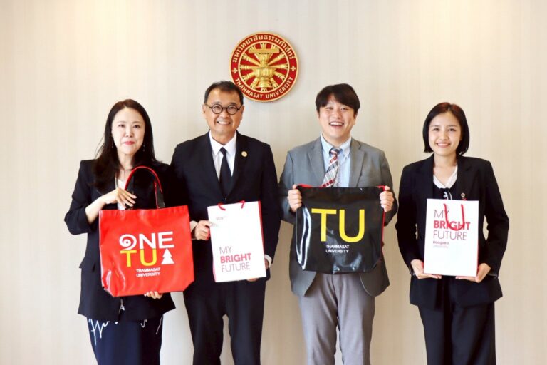 Thammasat and Dongseo University Explore Expanded Academic Collaboration